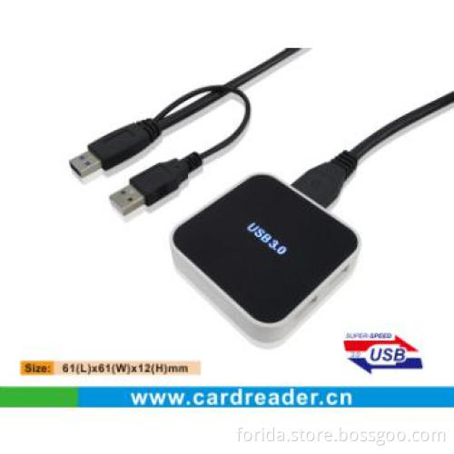 LED indicate hotselling slim size super speed grade 4 port USB 3.0 HUB